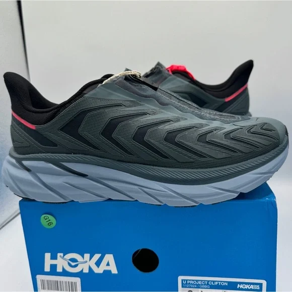 NWT Hoka Project Clifton Goblin Blue Navy GBBG Unisex Sneakers Shoes